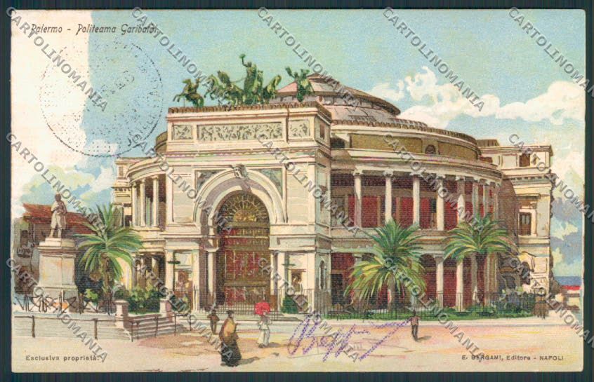 Palermo Città Paoletti cartolina MV6222 – fronte