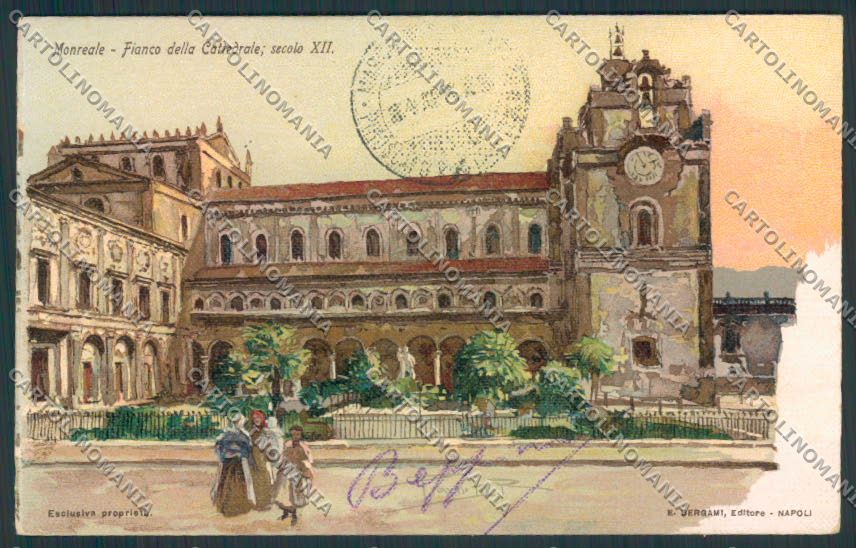 Palermo Monreale Paoletti cartolina MV6229 – fronte