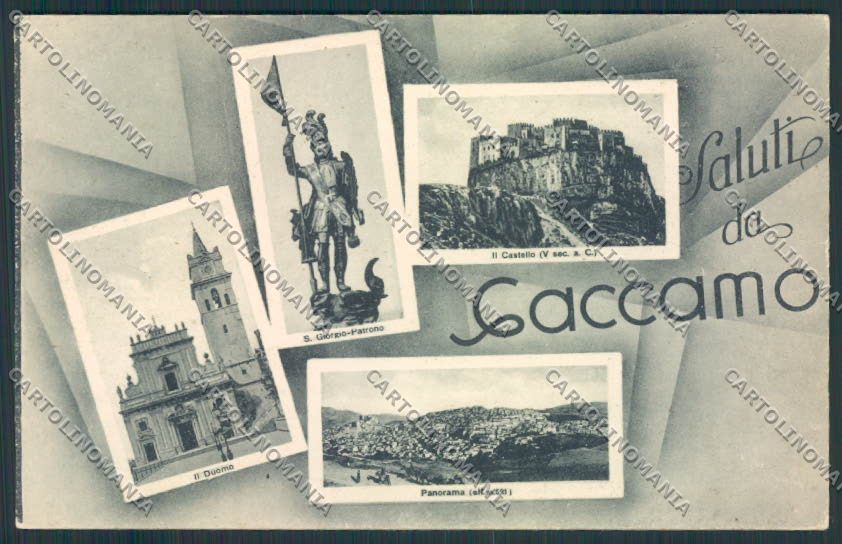 Palermo Caccamo Saluti da cartolina MV6244 – fronte