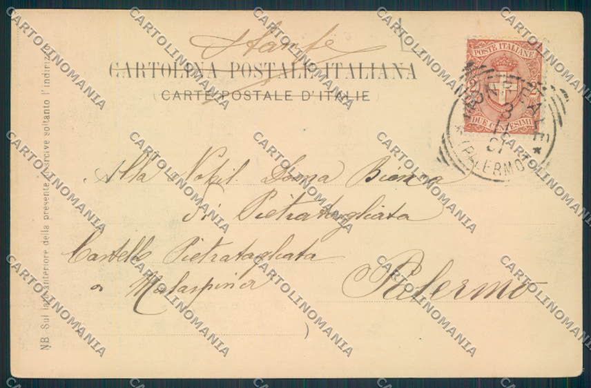 Palermo Monreale cartolina MV6253 – retro
