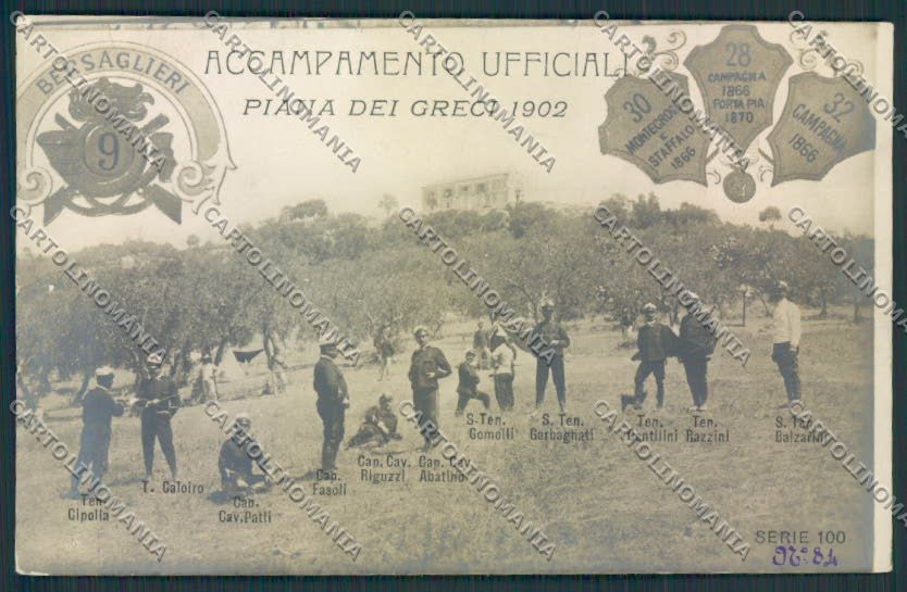 Palermo Piana dei Greci Bersaglieri Foto cartolina MV6257 – fronte