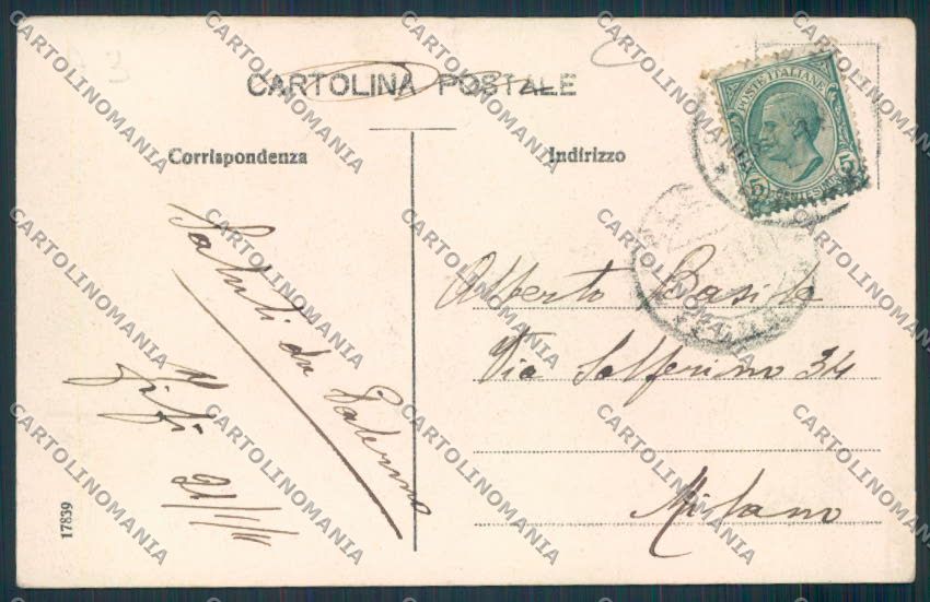Palermo Costumi Carro Siciliano cartolina MV6269 – retro