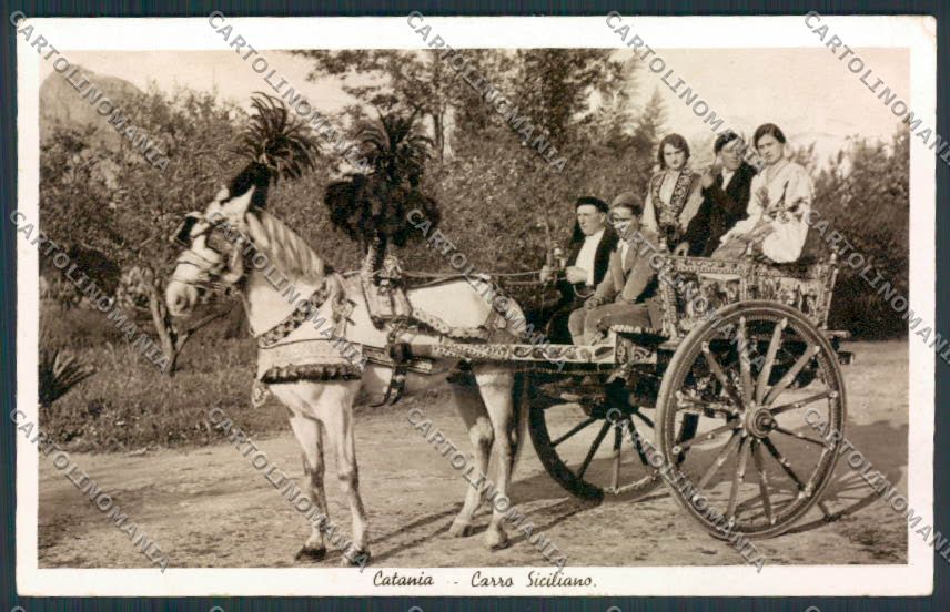 Palermo Costumi Carro Siciliano Foto cartolina MV6280 – fronte
