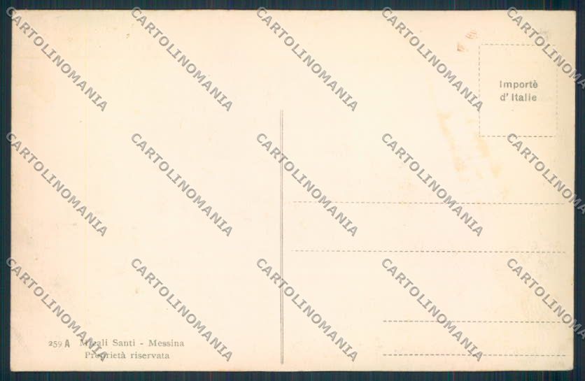 Messina Città cartolina MV6290 – retro