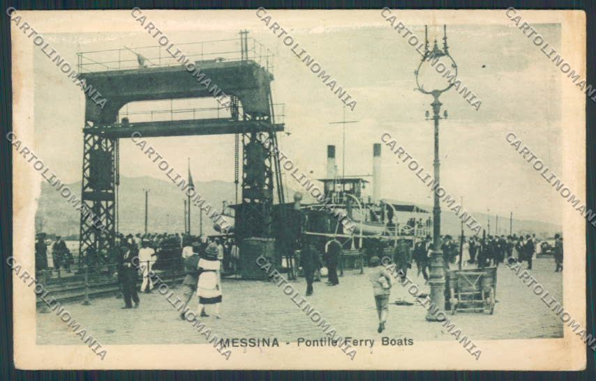 Messina Città ABRASA cartolina MV6308 – fronte
