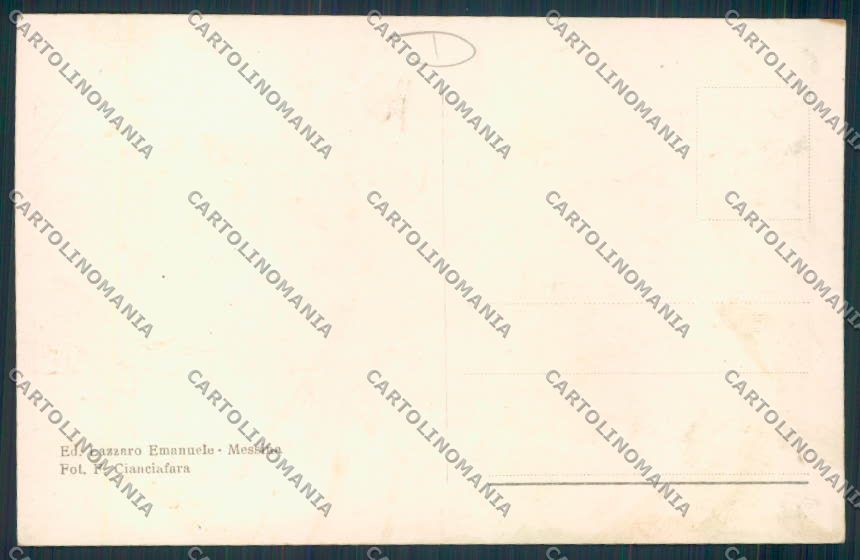Messina Città Foto cartolina MV6322 – retro