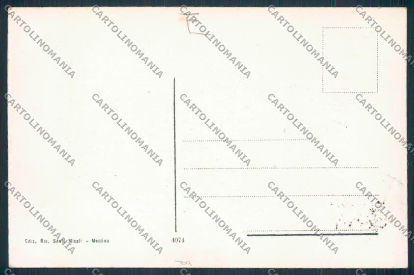 Messina Città cartolina MV6325 – retro