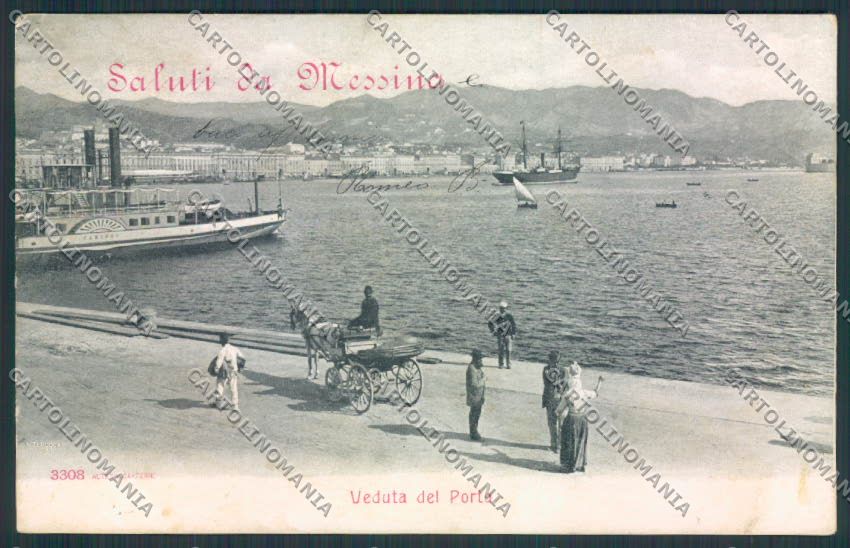 Messina Città cartolina MV6373 – fronte
