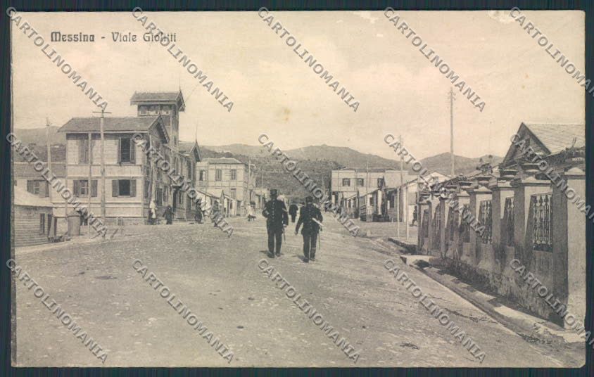Messina Città ABRASA cartolina MV6392 – fronte