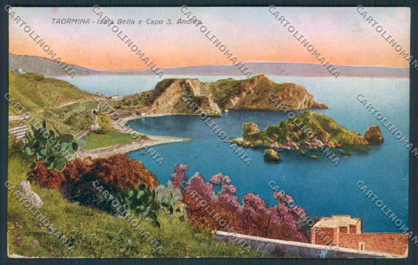 Messina Taormina cartolina MV6440 – fronte