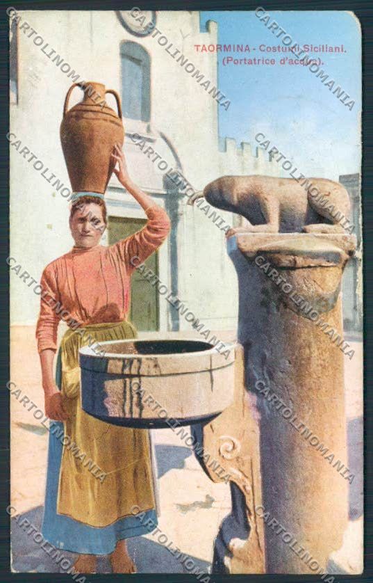 Messina Taormina Costumi STRAPPO cartolina MV6444 – fronte