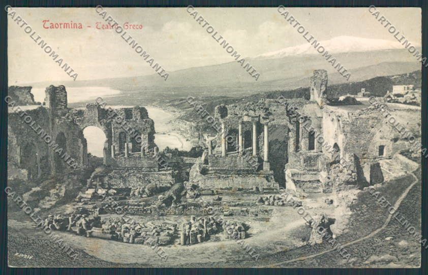Messina Taormina cartolina MV6445 – fronte
