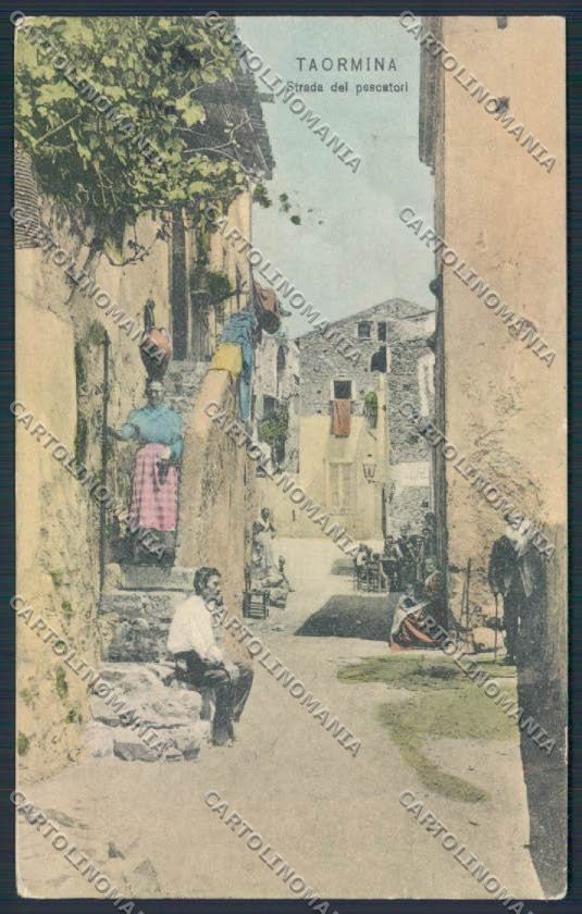 Messina Taormina cartolina MV6462 – fronte