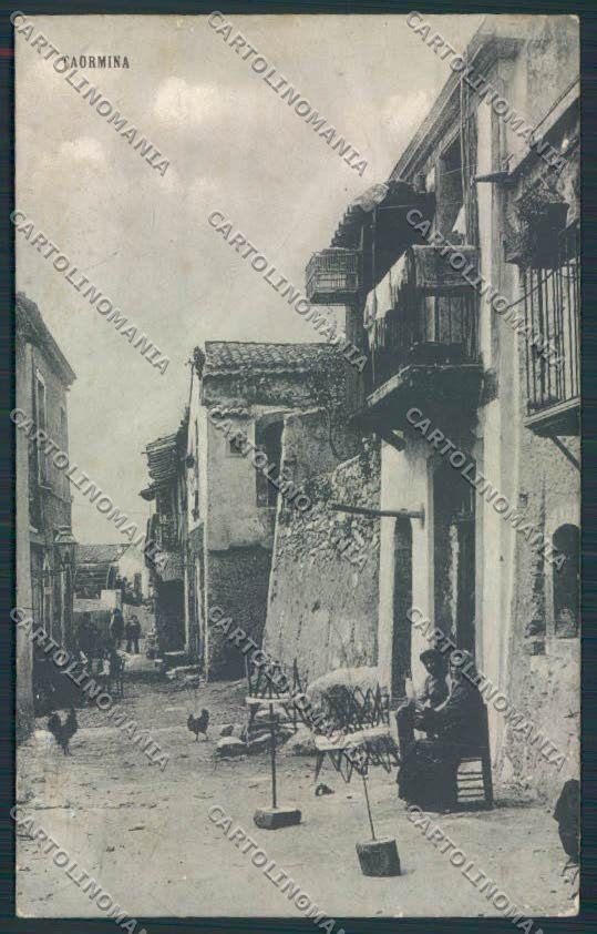 Messina Taormina cartolina MV6466 – fronte