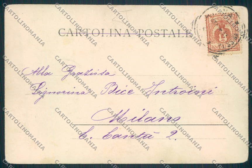 Messina Taormina cartolina MV6467 – retro