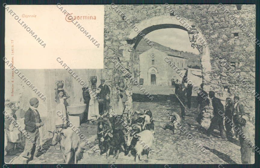 Messina Taormina cartolina MV6468 – fronte