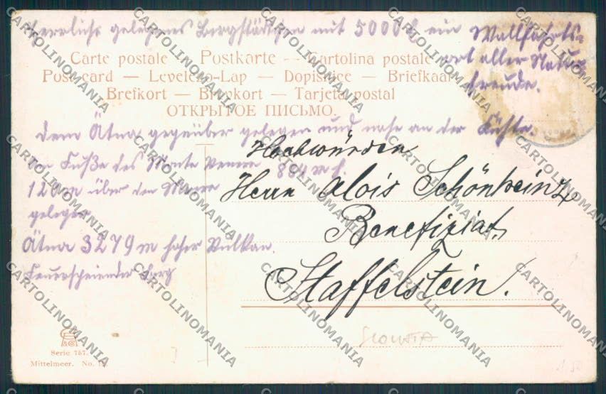 Messina Taormina SCOLLATA cartolina MV6475 – retro