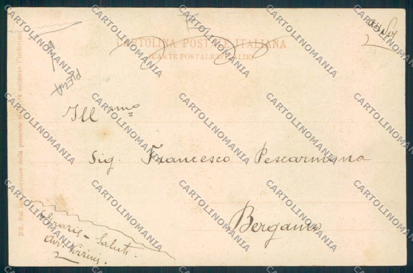 Agrigento Città PIEGA cartolina MV6480 – retro