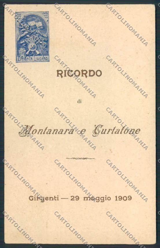 Agrigento Città Fanteria cartolina MV6484 – fronte