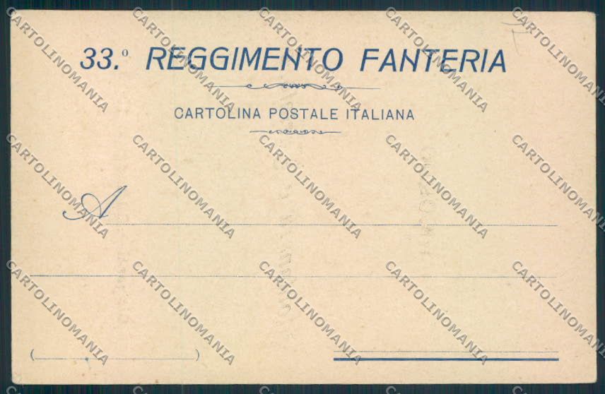 Agrigento Città Fanteria cartolina MV6484 – retro