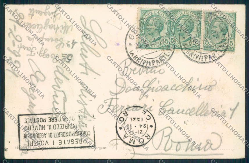 Agrigento Città cartolina MV6487 – retro