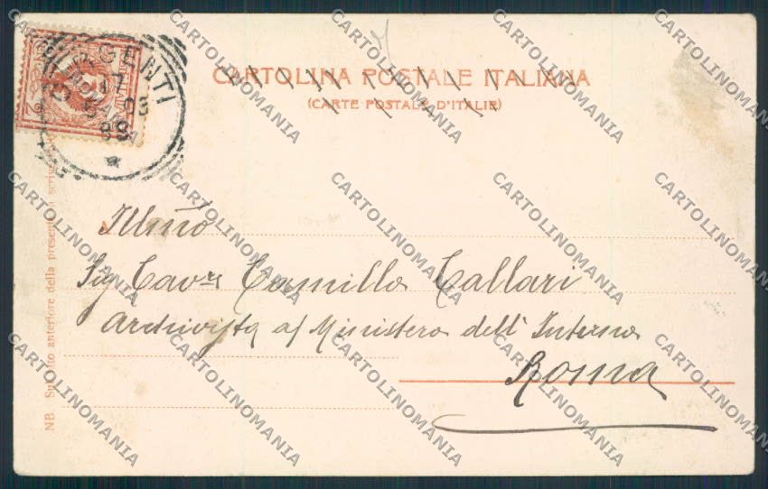 Agrigento Città cartolina MV6493 – retro