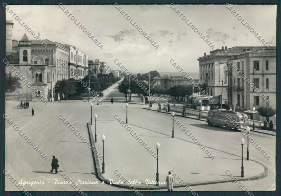 Agrigento Città Corriera Foto FG cartolina MV6495 – fronte