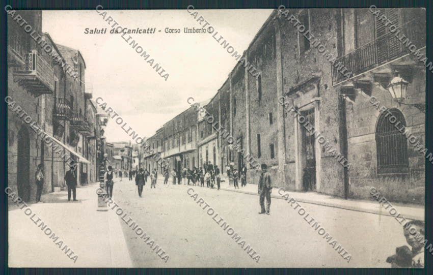 Agrigento Canicattì cartolina MV6503 – fronte