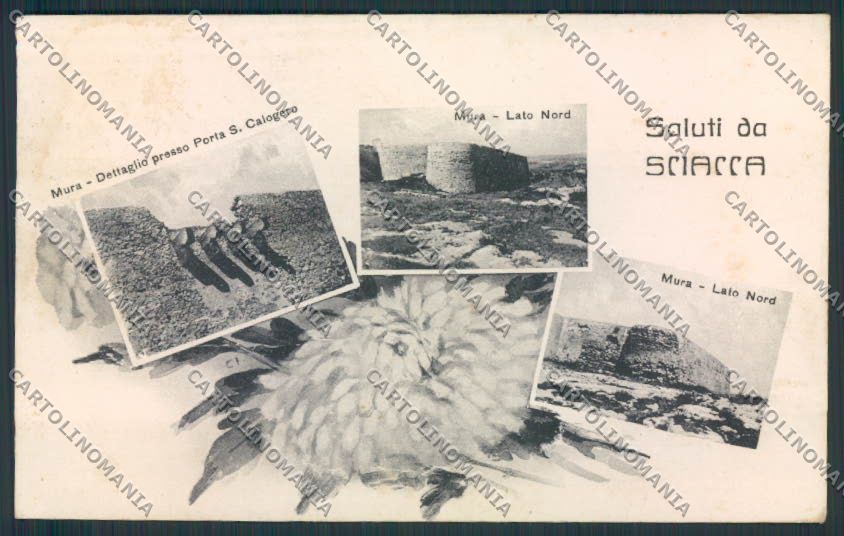Agrigento Sciacca Saluti da cartolina MV6507 – fronte