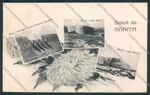 Agrigento Sciacca Saluti da cartolina MV6507 – fronte