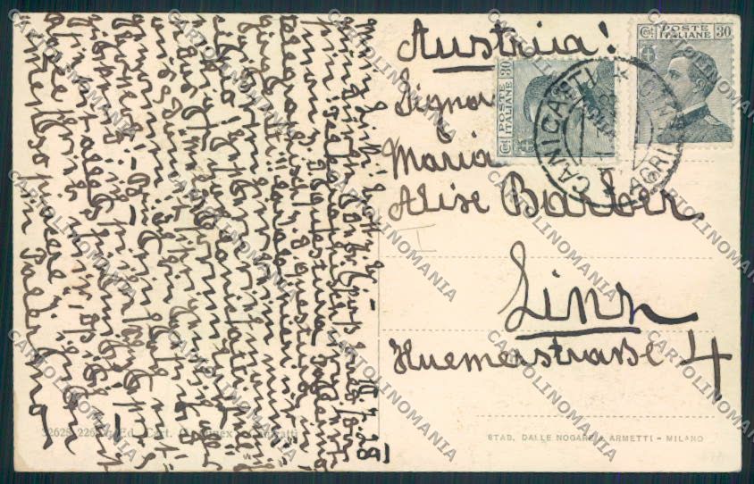 Agrigento Canicattì cartolina MV6508 – retro