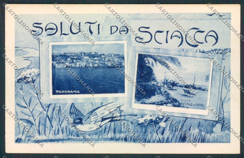 Agrigento Sciacca Saluti da cartolina MV6513 – fronte