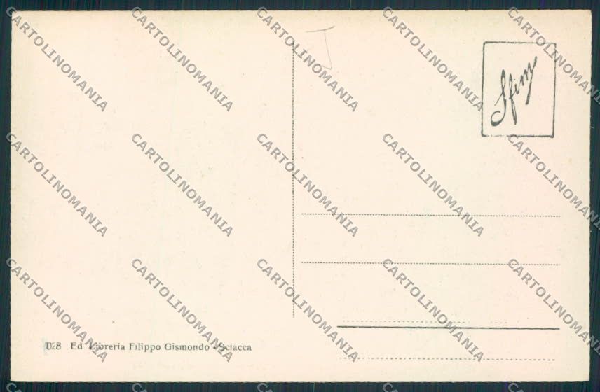 Agrigento Sciacca Saluti da cartolina MV6513 – retro