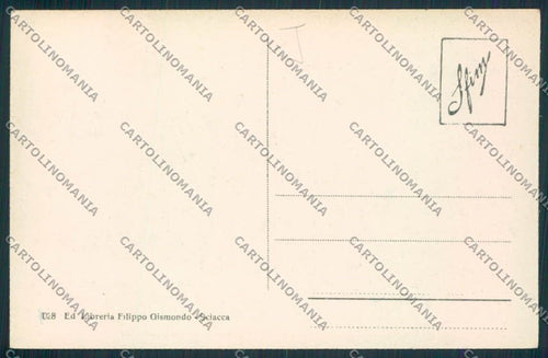 Agrigento Sciacca Saluti da cartolina MV6513 – retro