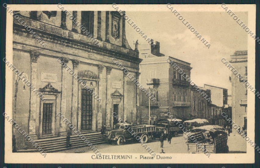 Agrigento Casteltermini cartolina MV6514 – fronte