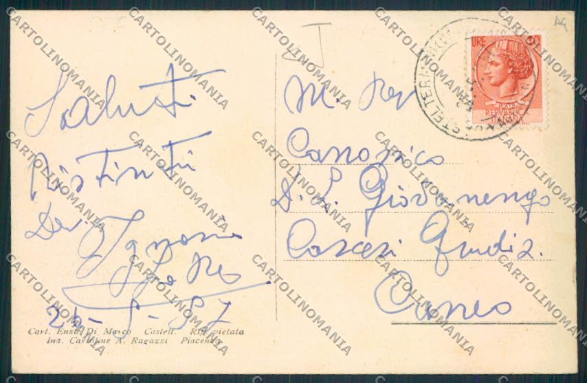 Agrigento Casteltermini cartolina MV6514 – retro