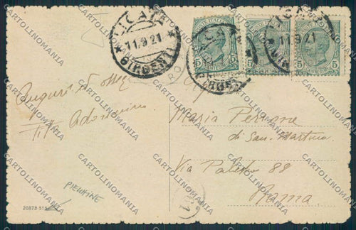 Agrigento Licata Saluti da PIEGHINE cartolina MV6517 – retro