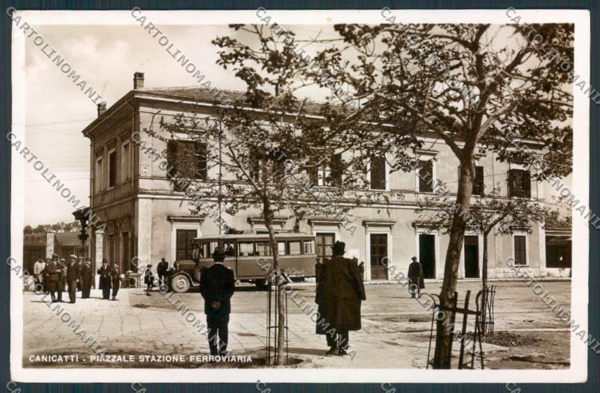 Agrigento Canicattì Stazione Corriera Foto cartolina MV6531 – fronte