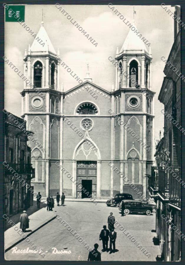 Agrigento Racalmuto ADESIVO STRAPPO Foto FG cartolina MV6545 – fronte