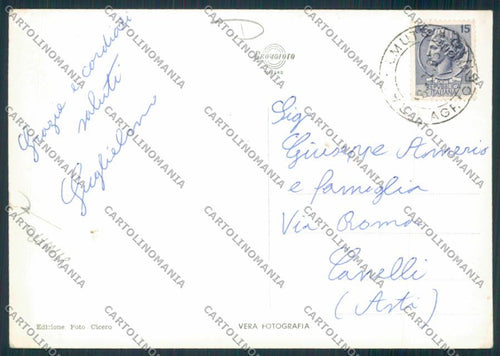 Agrigento Racalmuto ADESIVO STRAPPO Foto FG cartolina MV6545 – retro