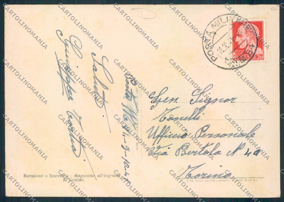 Caltanissetta San Cataldo FG cartolina MV6592 – retro
