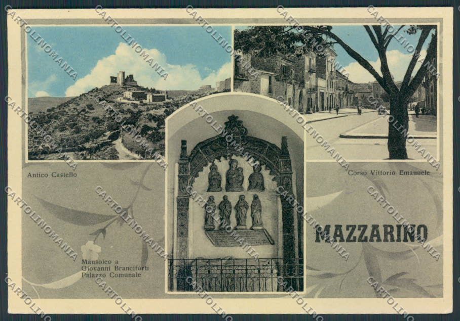Caltanissetta Mazzarino FG cartolina MV6594 – fronte