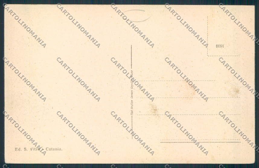 Catania Città cartolina MV6612 – retro