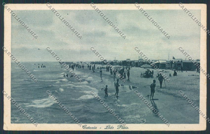 Catania Città Lido cartolina MV6614 – fronte