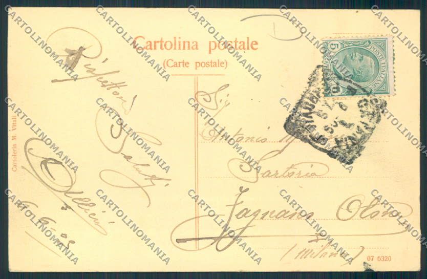 Catania Città cartolina MV6620 – retro