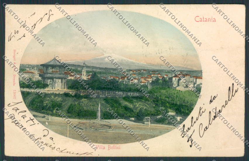 Catania Città cartolina MV6627 – fronte