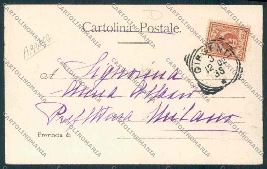 Catania Città ABRASA cartolina MV6629 – retro