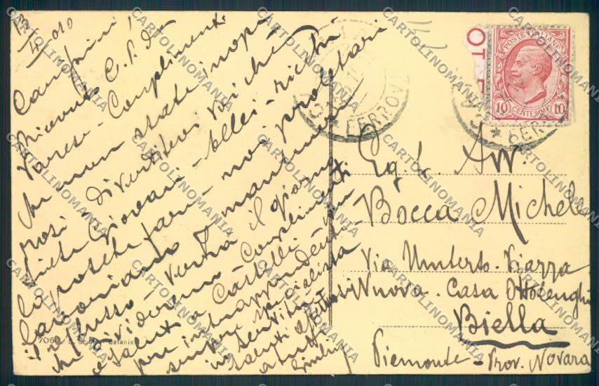 Catania Città cartolina MV6632 – retro