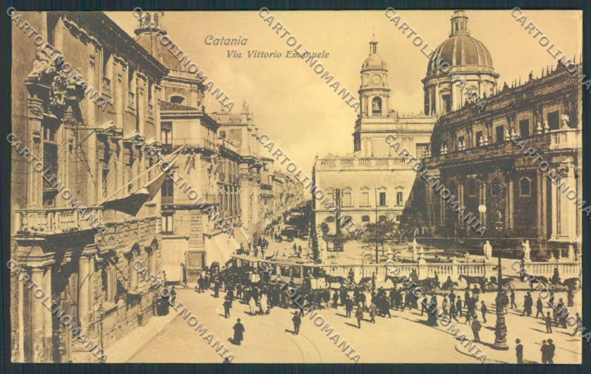 Catania Città Tram cartolina MV6638 – fronte