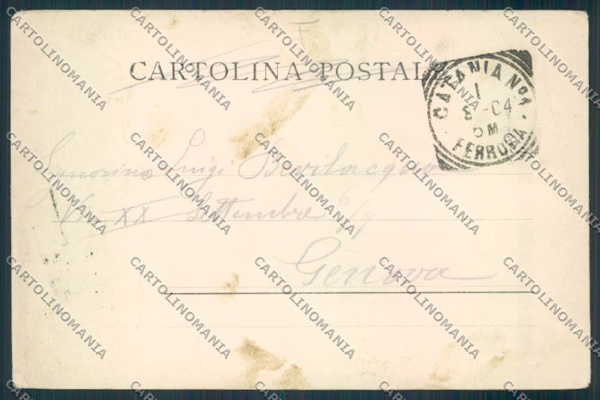 Catania Città cartolina MV6645 – retro